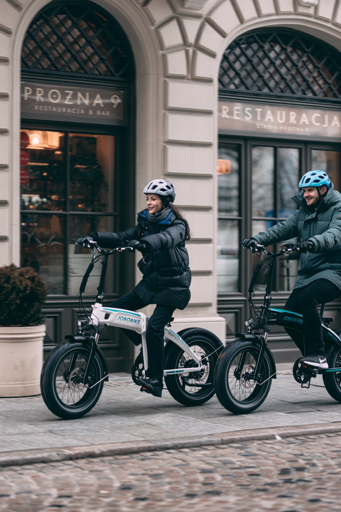 Rower Elektryczny Jobo E-bike EDDY X Biały Składany Fatbike