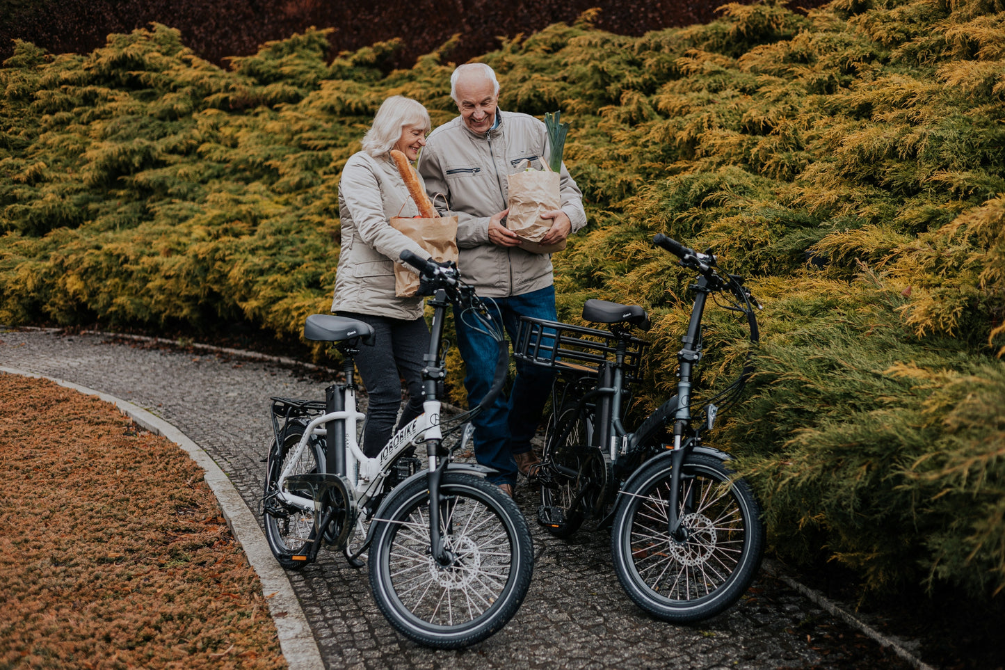 Rower elektryczny Jobo E-bike SAM Biały Składany