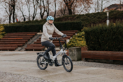 Rower elektryczny Jobo E-bike SAM Biały Składany