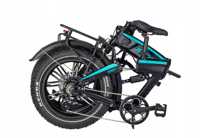 Rower Elektryczny Jobo E-bike EDDY Czarny Fatbike