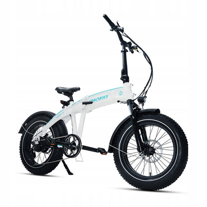 Rower Elektryczny Jobo E-bike EDDY X Biały Składany Fatbike