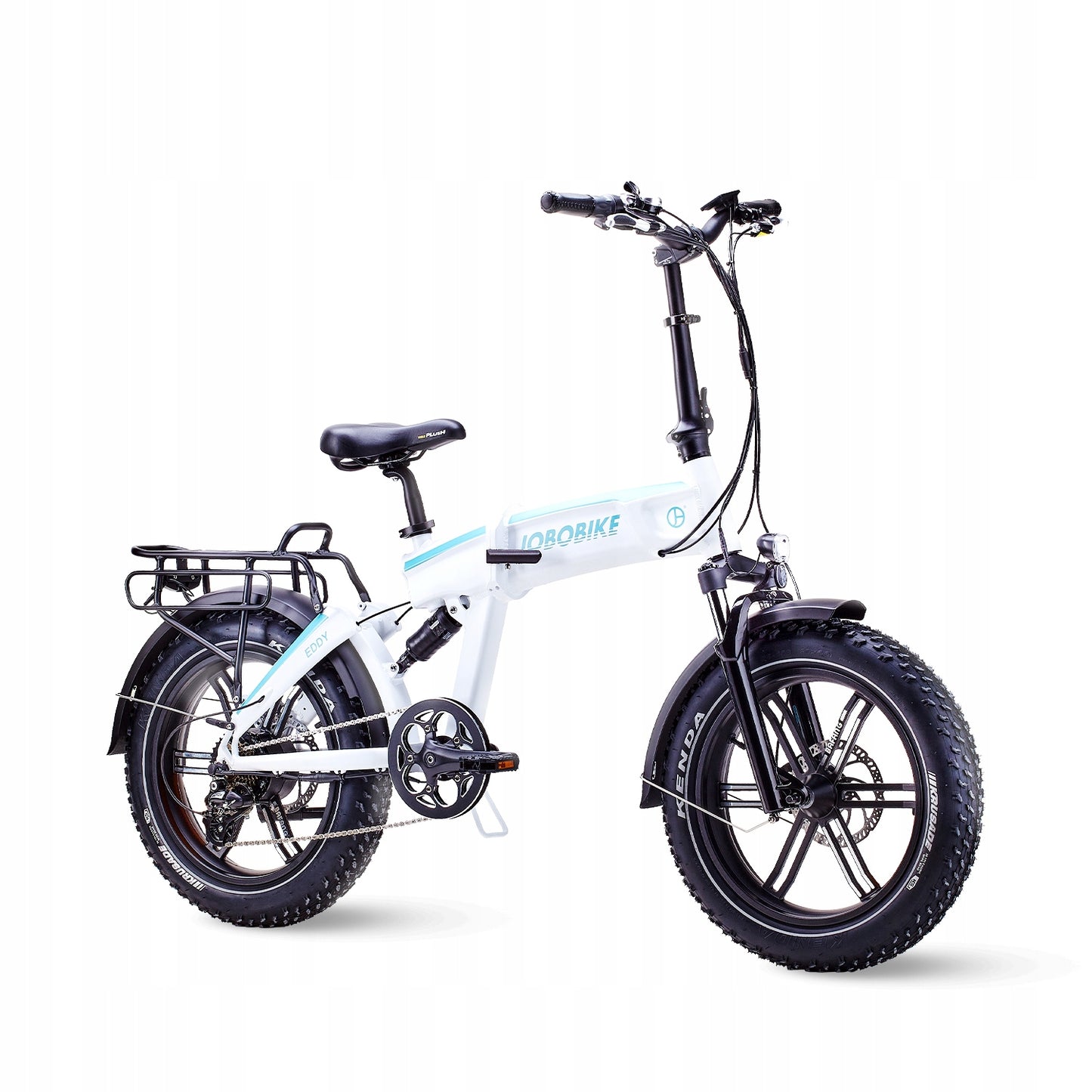 Rower Elektryczny Jobo E-bike EDDY Biały Fatbike